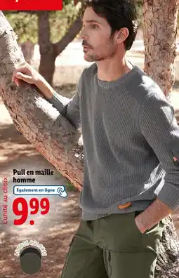 Lidl Pull en maille homme offre