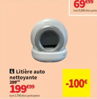 Conforama Litière auto nettoyante offre