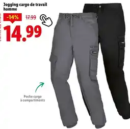 Lidl Jogging cargo de travail homme offre