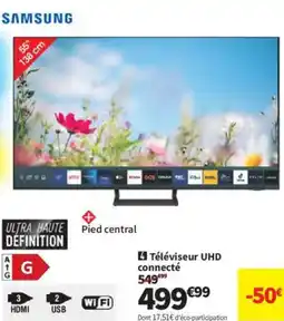 Conforama SAMSUNG Téléviseur UHD connecté offre