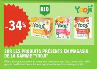 E.Leclerc Express "YOOJI" Sur les produits présents en magasin de la gamme offre