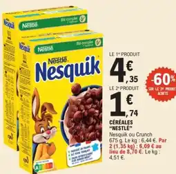 E.Leclerc Express “NESTLÉ” Céréales offre