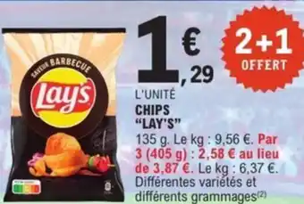 E.Leclerc Express "LAY'S" Chips offre