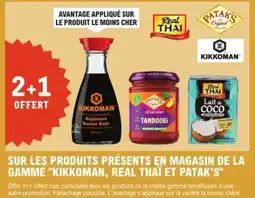 E.Leclerc Express Sur les produits présents en magasin de la gamme "kikkoman, real thaï et patak's" offre