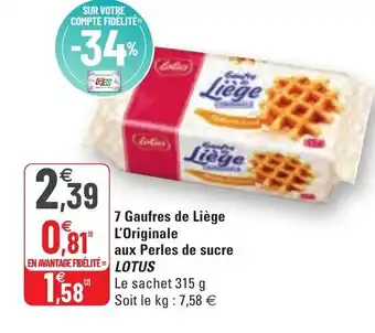 7 gaufres de liège