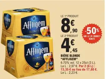 E.Leclerc Express "AFFLIGEM" Bière blonde offre