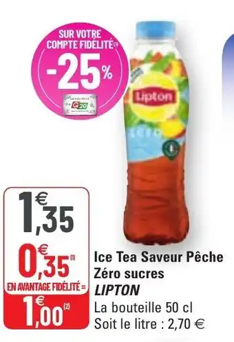 G20 Ice tea saveur offre