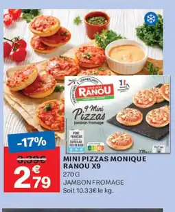 Leader Price MONIQUE RANOU Mini pizzas offre