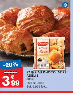 Leader Price Pains au chocolat x8 offre