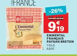 Leader Price PAYSAN BRETON Emmental français offre