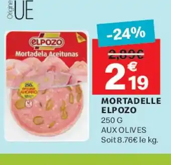 Leader Price ELPOZO Mortadelle offre