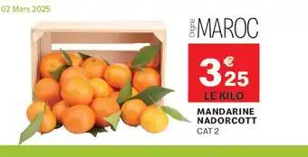 Leader Price Mandarine nadorcott offre