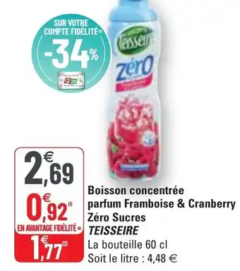 Boisson concentrée