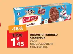 Leader Price CHABRIOR Biscuits turbulo offre