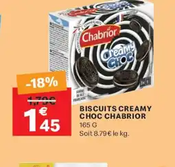 Leader Price CHABRIOR Biscuits creamy choc offre