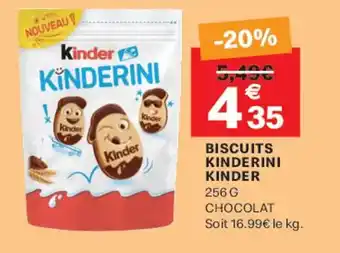 Leader Price KINDER Biscuits kinderini offre