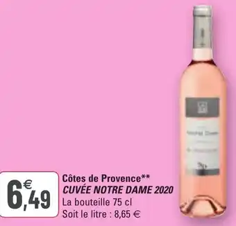 G20 Côtes de provence offre