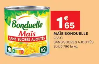 Leader Price BONDUELLE Maïs offre