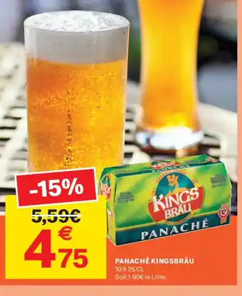 Leader Price KINGSBRÄU Panaché offre