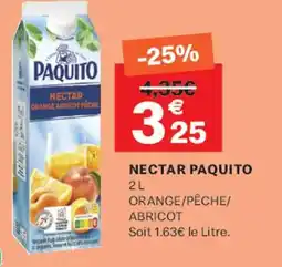 Leader Price PAQUITO Nectar offre