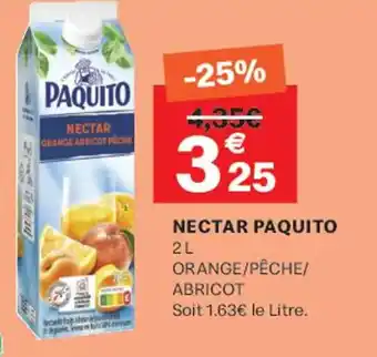 Leader Price PAQUITO Nectar offre