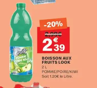 Leader Price LOOK Boisson aux fruits offre