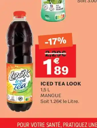 Leader Price LOOK Iced tea offre