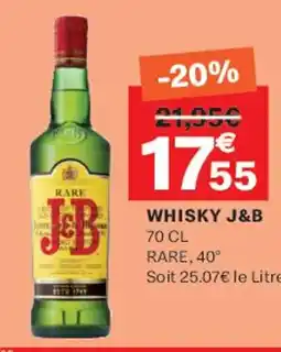 Leader Price J&B Whisky offre