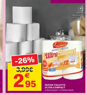 Leader Price Papier toilette ultra compact offre