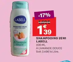 Leader Price LABELL Shampooing 2en1 offre