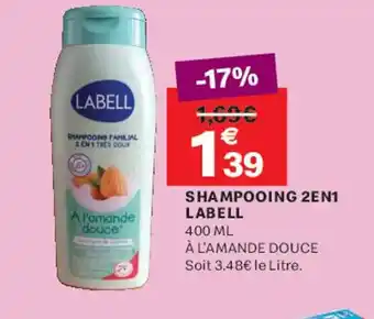 Leader Price LABELL Shampooing 2en1 offre