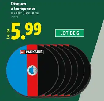 Lidl Disques à tronçonner offre