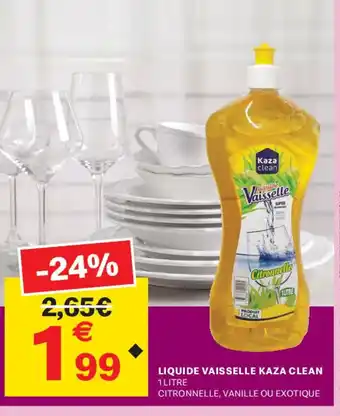 Leader Price KAZA CLEAN Liquide vaisselle offre