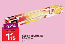 Leader Price DOMÉDIA Papier sulfurisé offre