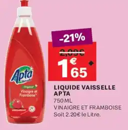 Leader Price APTA Liquide vaisselle offre