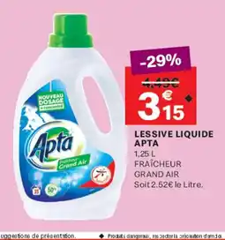 Leader Price APTA Lessive liquide offre