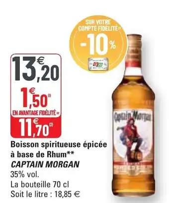 G20 Boisson spiritueuse offre