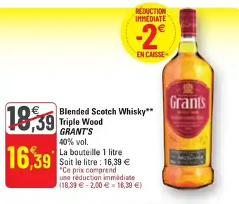 G20 Blended scotch whisky offre