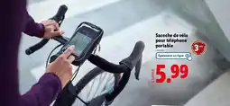 Lidl Sacoche de vélo pour téléphone portable offre