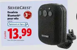 Lidl SILVERCREST Enceinte Bluetooth pour vélo offre