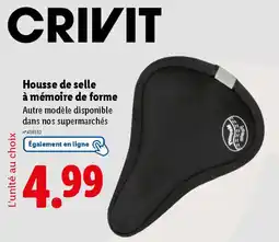 Lidl CRIVIT Housse de selle à mémoire de forme offre