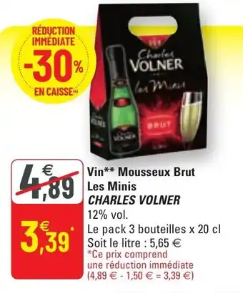 Vin mousseux brut