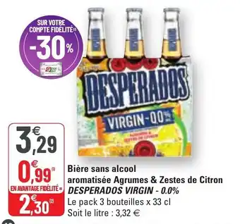 G20 Bière sans alcool offre