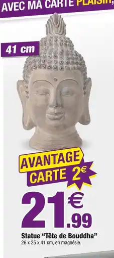 Bazarland Statue Tête de Bouddha offre