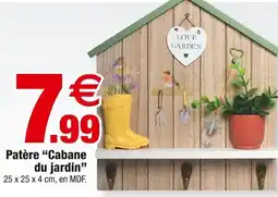 Bazarland Patère Cabane du jardin offre