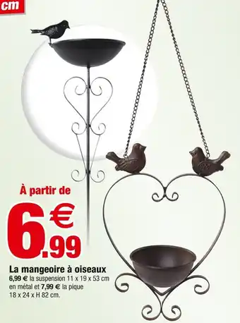 Bazarland La mangeoire à oiseaux offre