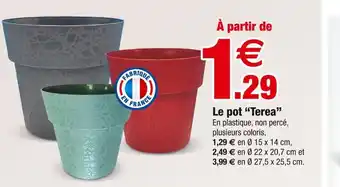 Bazarland Le pot Terea offre