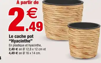 Bazarland Le cache pot Hyacinthe offre