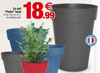 Bazarland Le pot “Patio” haut offre