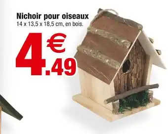 Bazarland Nichoir pour oiseaux offre